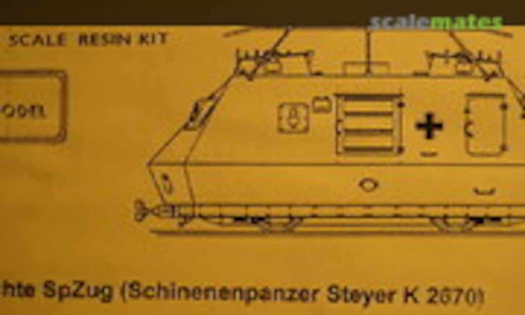 1:72 Leichte SpZug (Schienenpanzer Steyer K 2670) (TP Model T-7218) T-7218