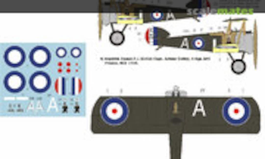 1:72 Sopwith Camel F1 WWI - AFC & RFC (Novascale N-72071b) N-72071b