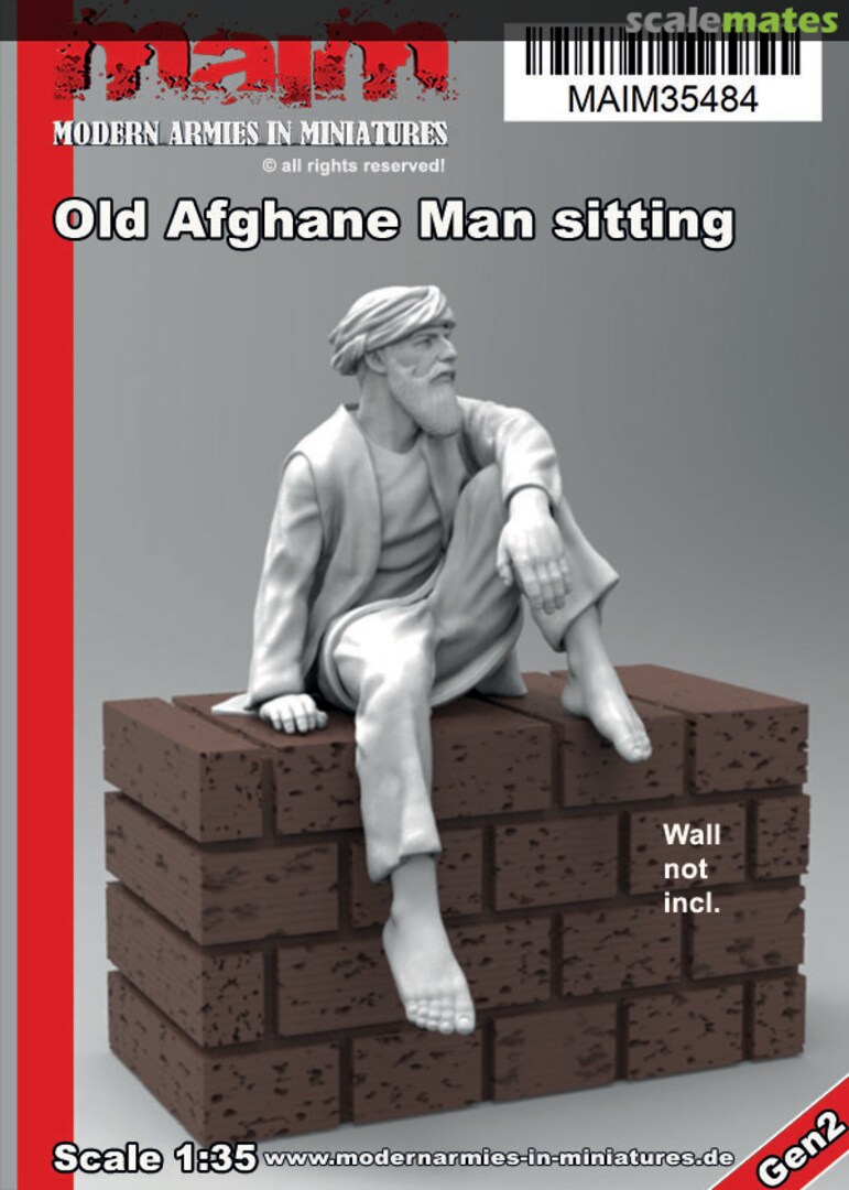 Boxart Old Afghane Man sitting #1 MAIM35484 MAiM Boxart Old Afghane Man sitting #1 MAIM35484 MAiM
