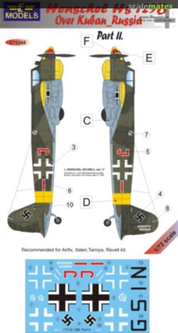 Boxart Henschel Hs 129B C72244 LF Models
