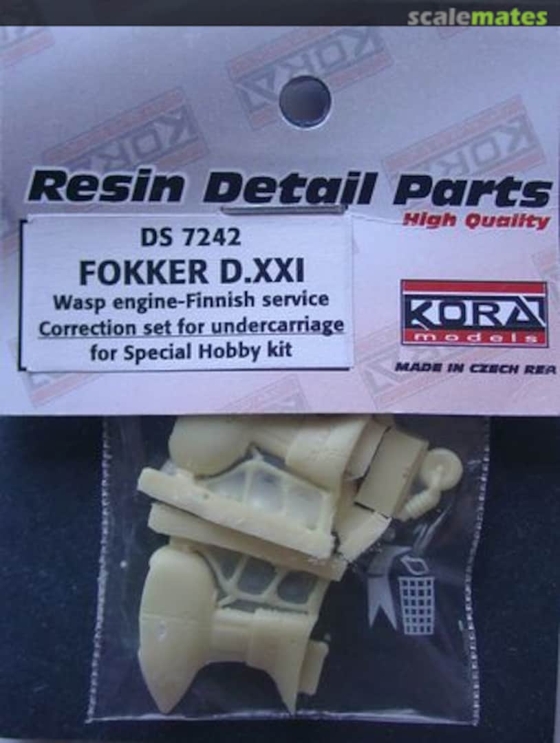 Boxart Fokker D.XXI DS7242 Kora Models Boxart Fokker D.XXI DS7242 Kora Models