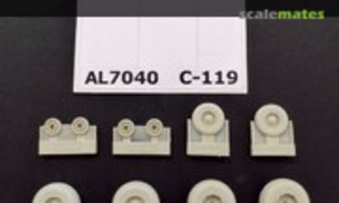 1:72 C-119 Boxcar Wheels Late Version (PlusModel AL7040)