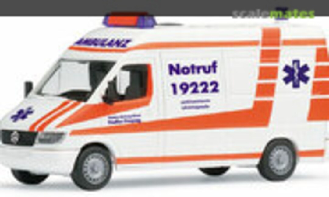 1:87 Mercedes Benz Sprinter RTW Rettungsdienst Stadler/Freyung (Herpa 044011)