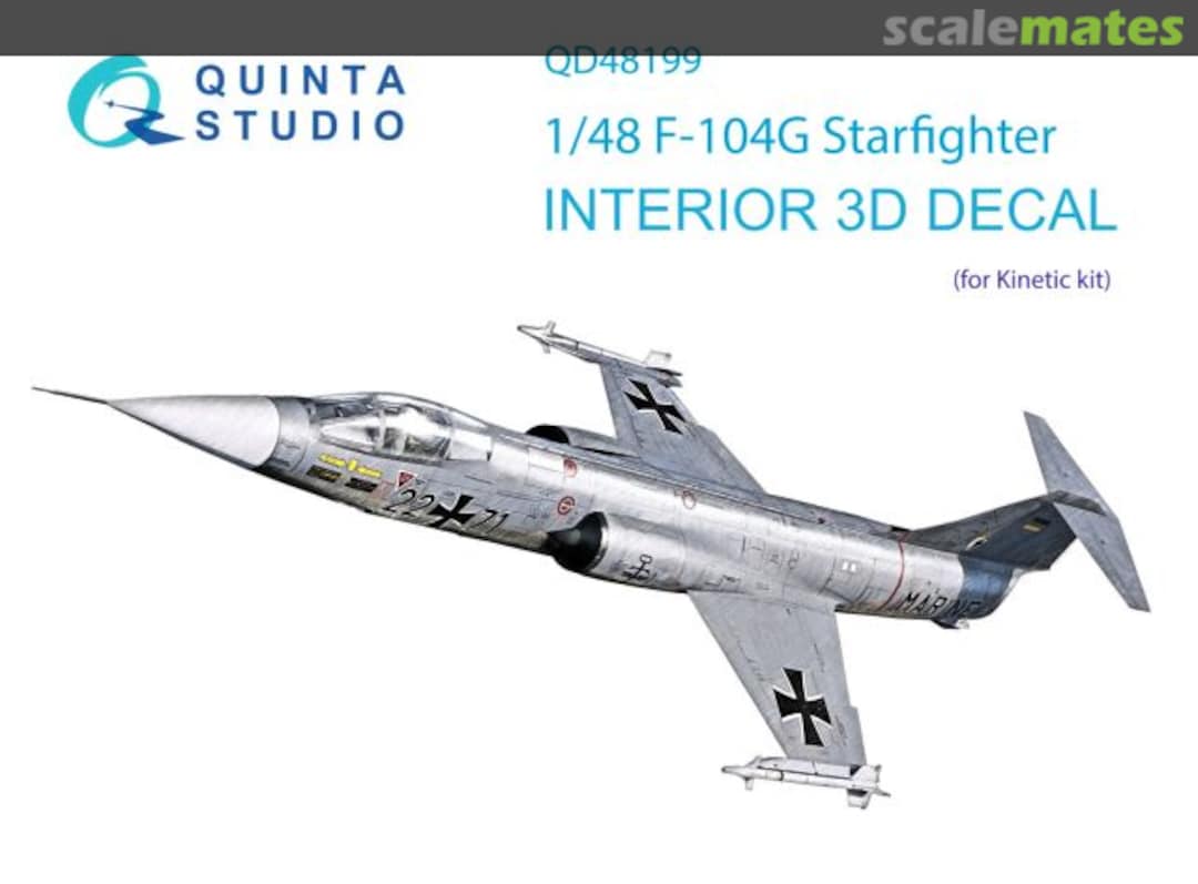 Boxart F-104G interior 3D decal QD48199 Quinta Studio Boxart F-104G interior 3D decal QD48199 Quinta Studio