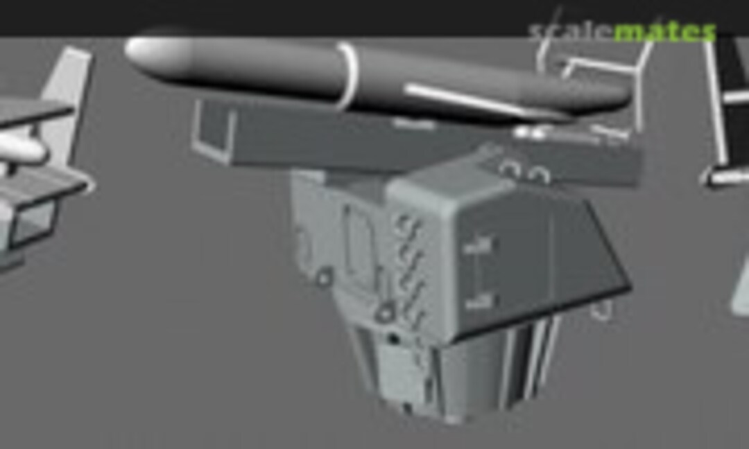 1:200 Malafon anti-submarine torpedo missile (L'Arsenal 3D 200 015) 3D 200 015