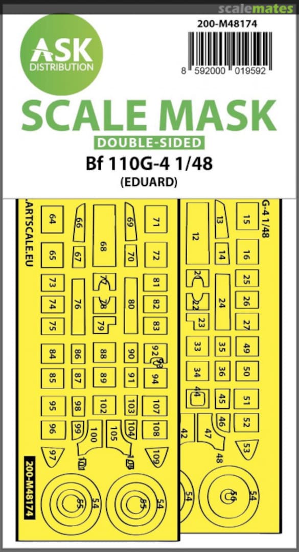 Boxart Me 110G-4 double-sided mask 200-M48174 ASK Boxart Me 110G-4 double-sided mask 200-M48174 ASK