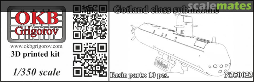Boxart Gotland class submarine N350023 OKB Grigorov Boxart Gotland class submarine N350023 OKB Grigorov