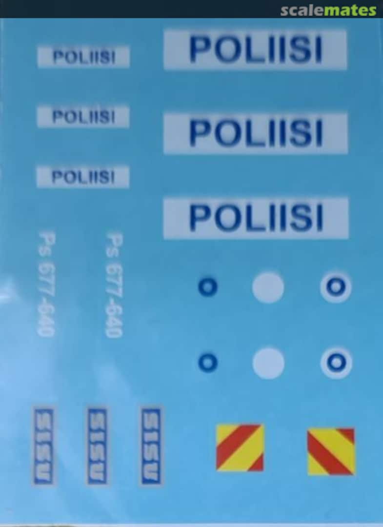 Boxart Finnish police special unit "Karhukopla" XA-185 COMDEC006 Combat Models Boxart Finnish police special unit "Karhukopla" XA-185 COMDEC006 Combat Models