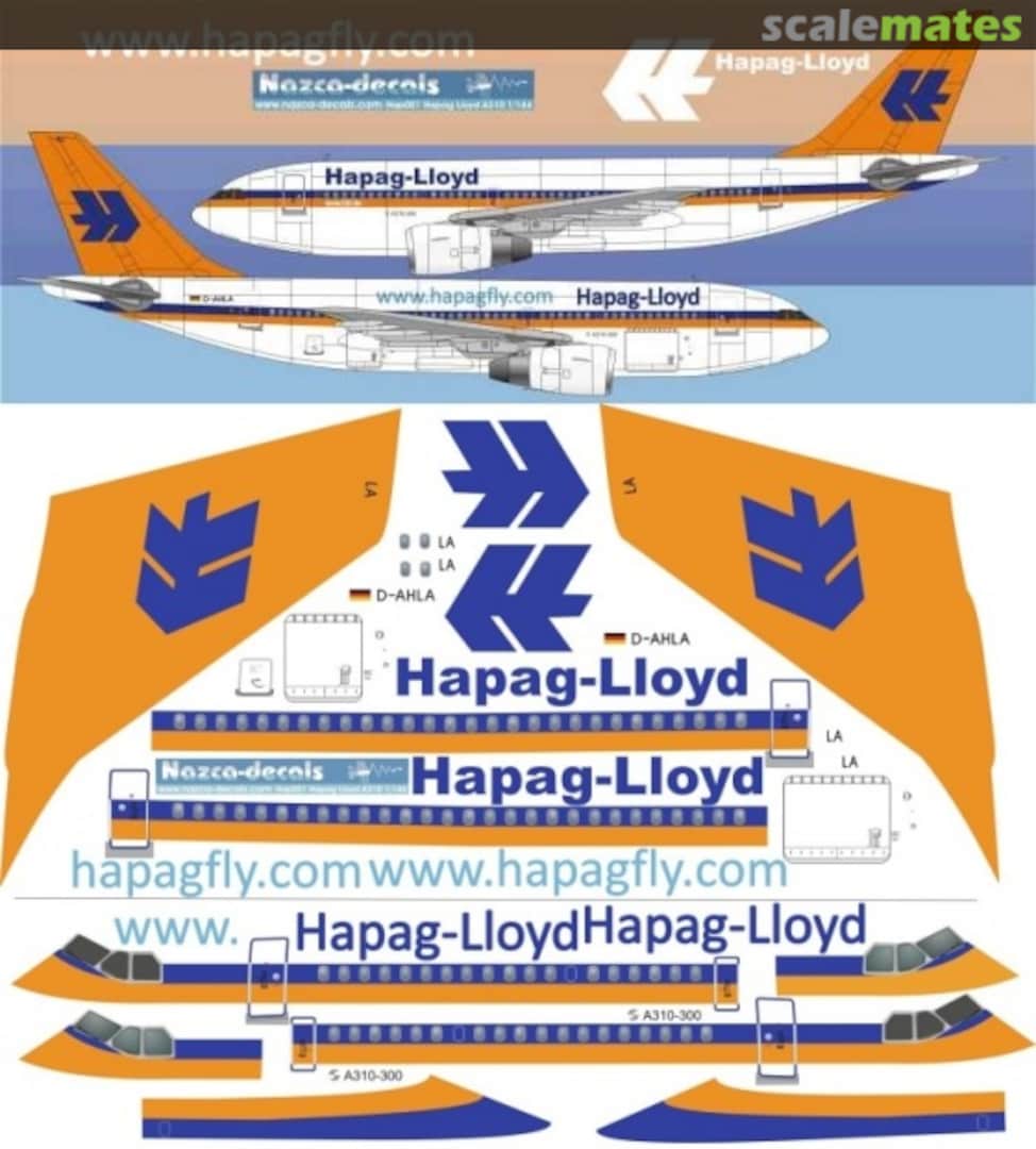 Boxart Airbus A300B4-203 HAP001 Nazca decals Boxart Airbus A300B4-203 HAP001 Nazca decals