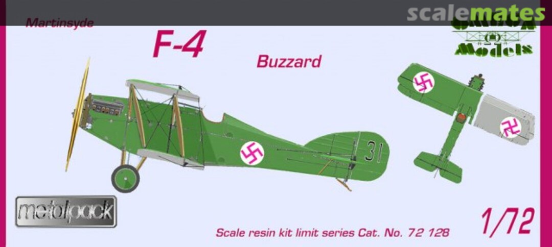 Boxart Martinsyde F-4 Buzzard 72128 Omega Models Boxart Martinsyde F-4 Buzzard 72128 Omega Models