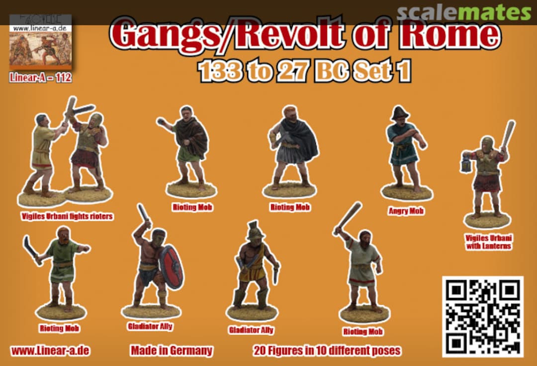 Contents Roman Gangs / Revolt (Set 1) 112 Linear-a Contents Roman Gangs / Revolt (Set 1) 112 Linear-a
