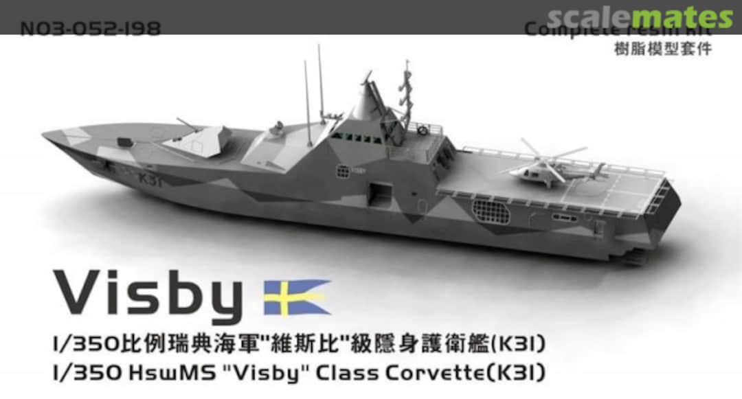 Boxart "Visby" Class Corvette N03-052-198 Orange Hobby Boxart "Visby" Class Corvette N03-052-198 Orange Hobby