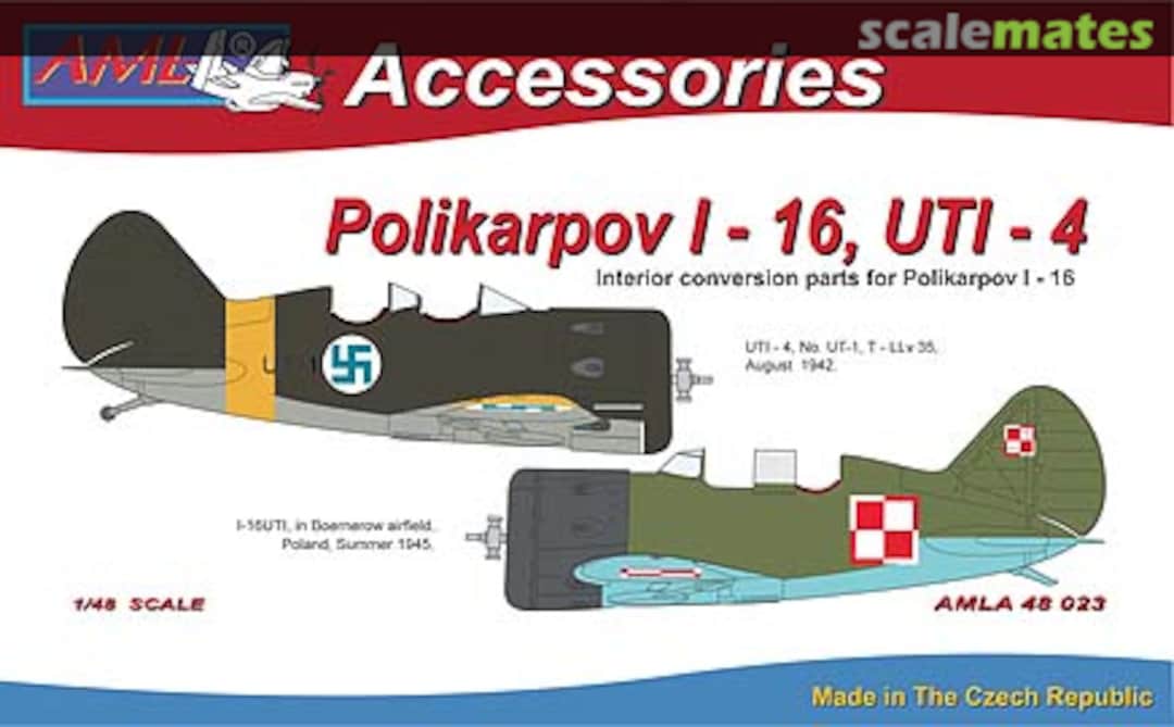 Boxart Polikarpov I-16, UTI-4 AMLA48023 AML Boxart Polikarpov I-16, UTI-4 AMLA48023 AML