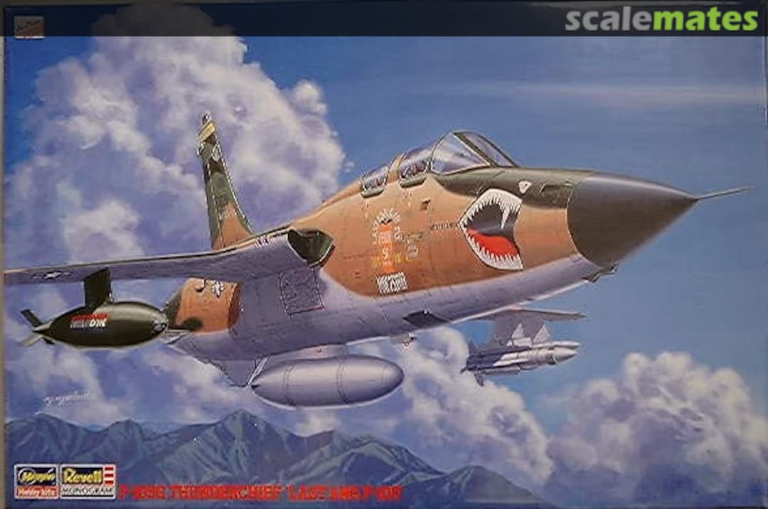 Boxart F-105G Thunderchief 'Last ANG F-105' 86131 Hasegawa/Revell Monogram Boxart F-105G Thunderchief 'Last ANG F-105' 86131 Hasegawa/Revell Monogram