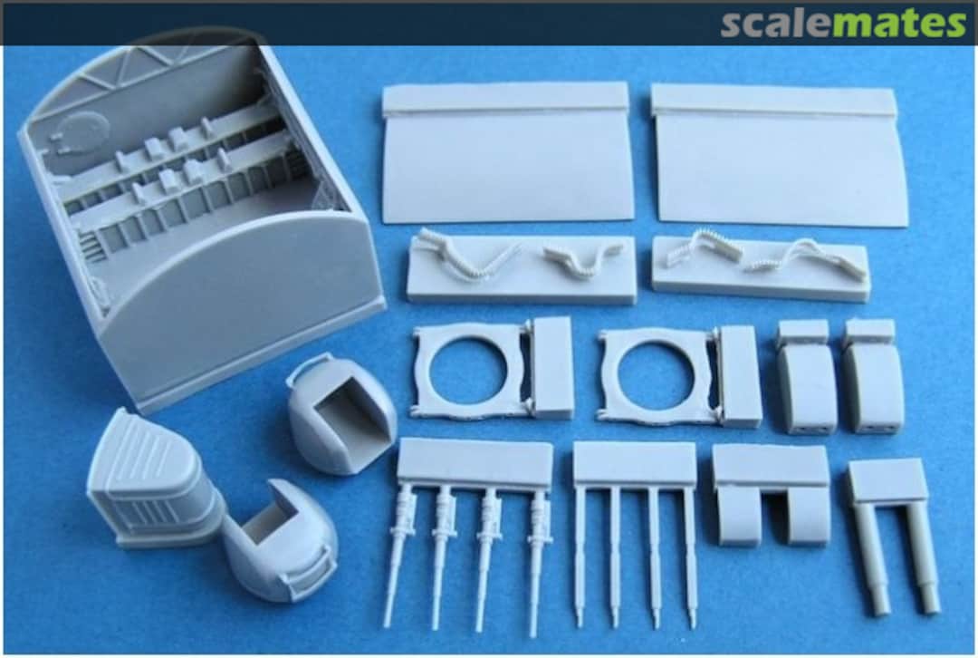 Boxart Front Gun Turrets and their compartment U72-156 Pavla Models