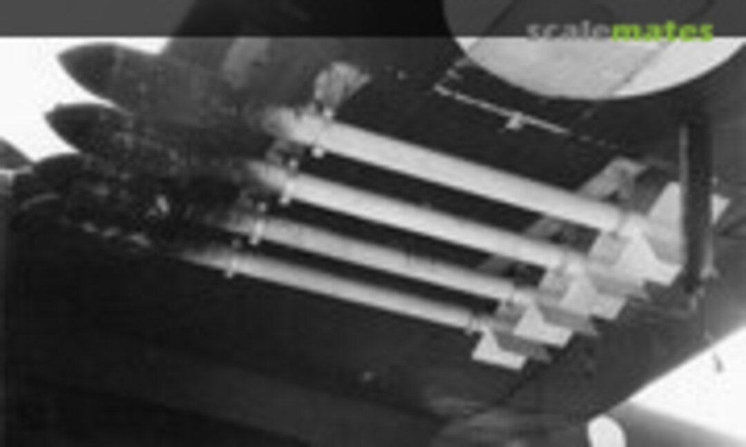 1:48 WWII RAAF 60lb Rockets for Tamiya Beaufighter kit (Red Roo Models RRR48155) RRR48155