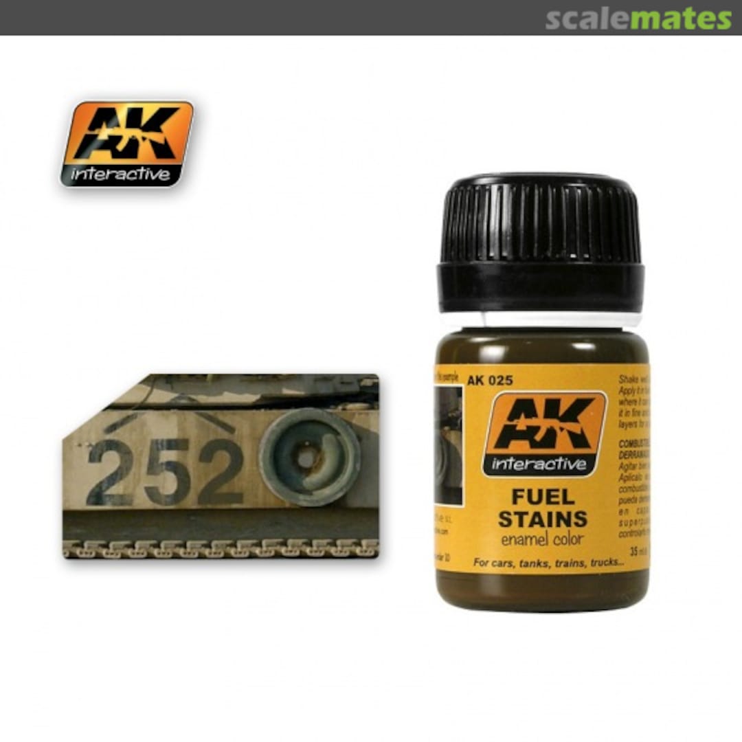 Boxart Fuel Stains AK 025 AK Interactive
