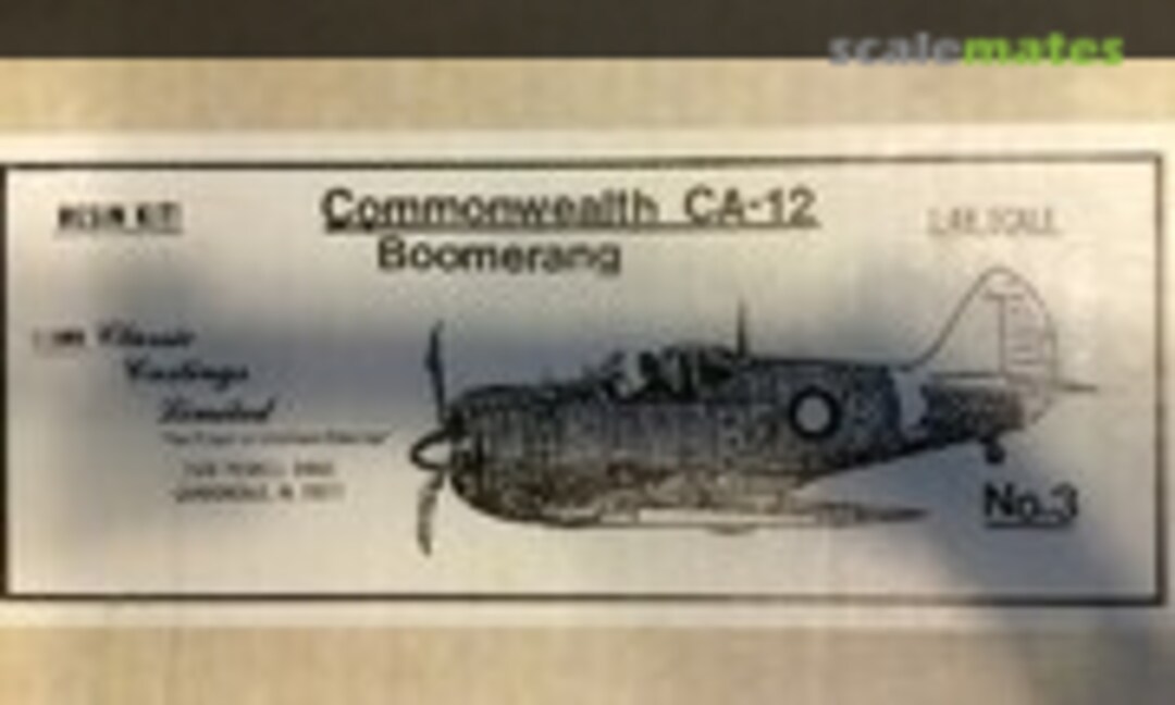 1:48 Commonwealth CA-12 Boomerang (Classic Castings Limited 3)