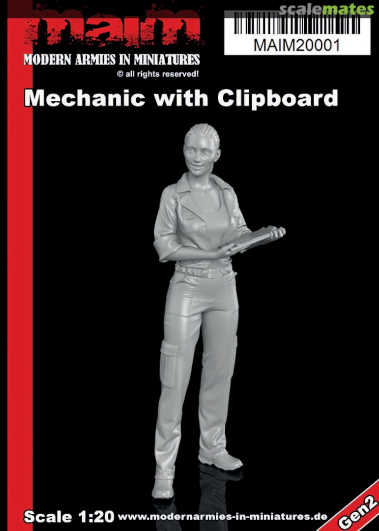 Boxart MaK - Mechanic with Clipboard MAIM20001 MAiM Boxart MaK - Mechanic with Clipboard MAIM20001 MAiM