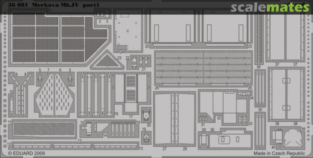 Boxart Merkava Mk.IV 36081 Eduard Boxart Merkava Mk.IV 36081 Eduard