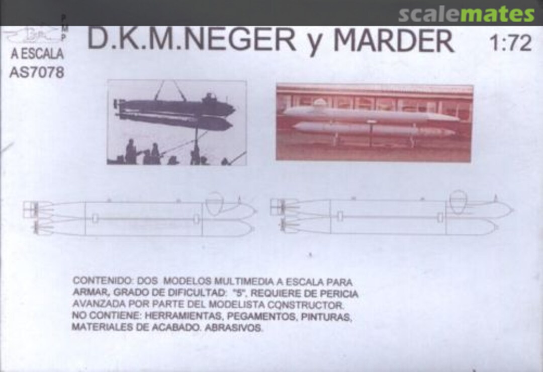 Boxart D.K.M. NEGER & MARDER AS7078 AESCALA Boxart D.K.M. NEGER & MARDER AS7078 AESCALA