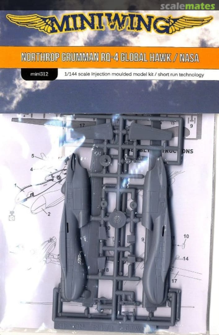 Boxart Northrop Grumman RQ-4 Global Hawk / NASA mini312 Miniwing Boxart Northrop Grumman RQ-4 Global Hawk / NASA mini312 Miniwing