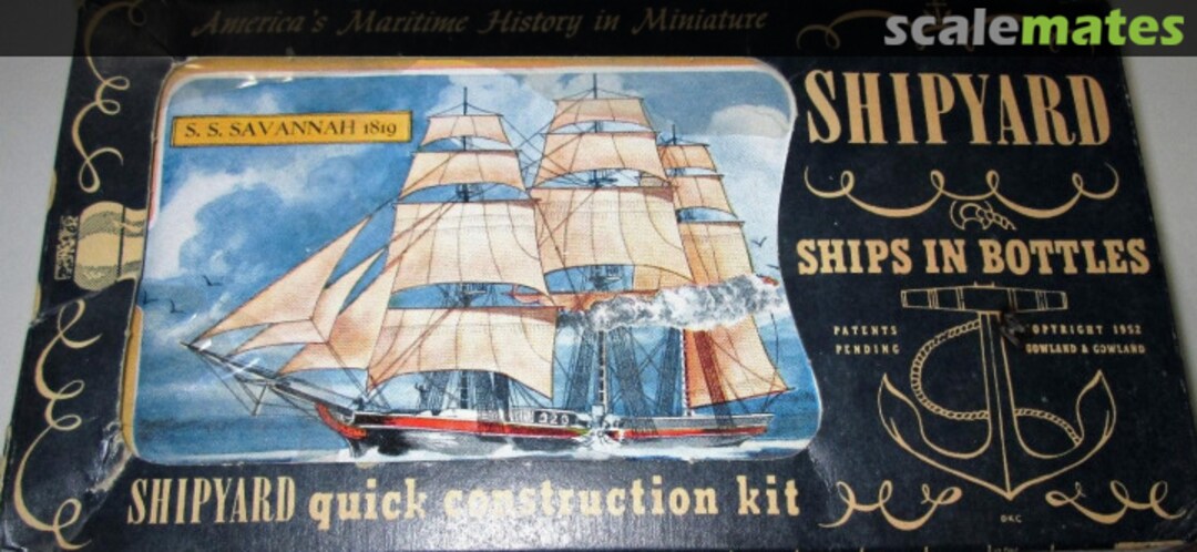 Boxart S.S. Savannah 1819 Gowland & Gowland Boxart S.S. Savannah 1819 Gowland & Gowland