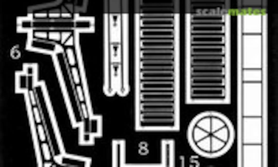 1:700 WWII USN Yorktown Class Hornet Photo-Etched Parts Scale (Pit-Road PE180) PE180