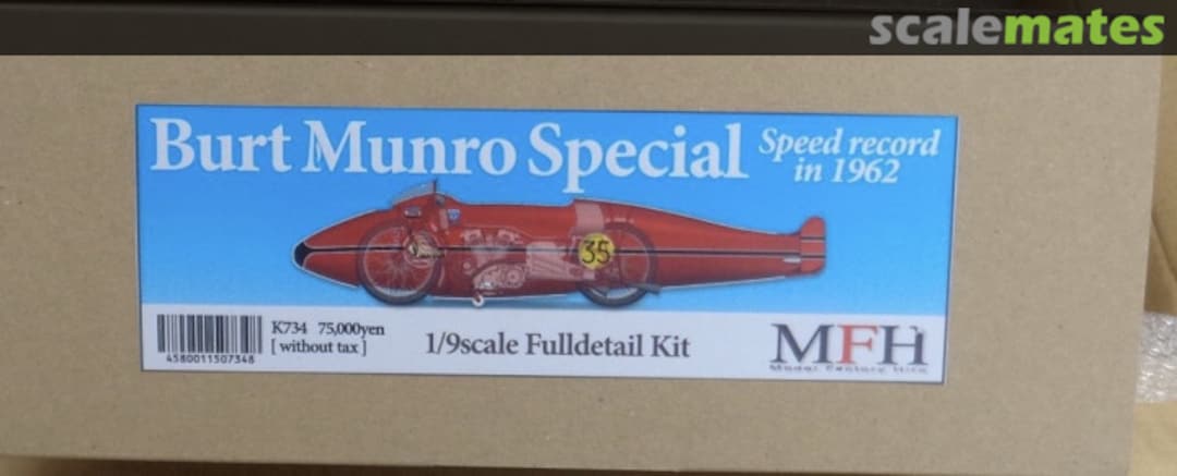 Boxart Burt Munro Special K-734 Model Factory Hiro Boxart Burt Munro Special K-734 Model Factory Hiro