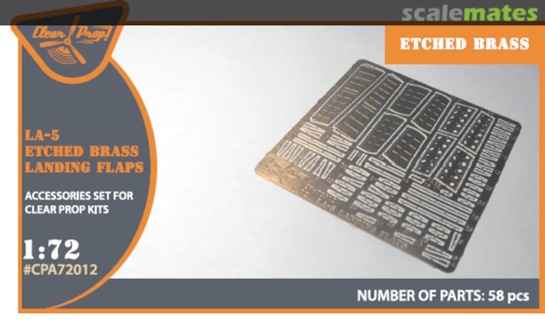 Boxart La-5 PE landing flaps CPA72012 Clear Prop! Boxart La-5 PE landing flaps CPA72012 Clear Prop!