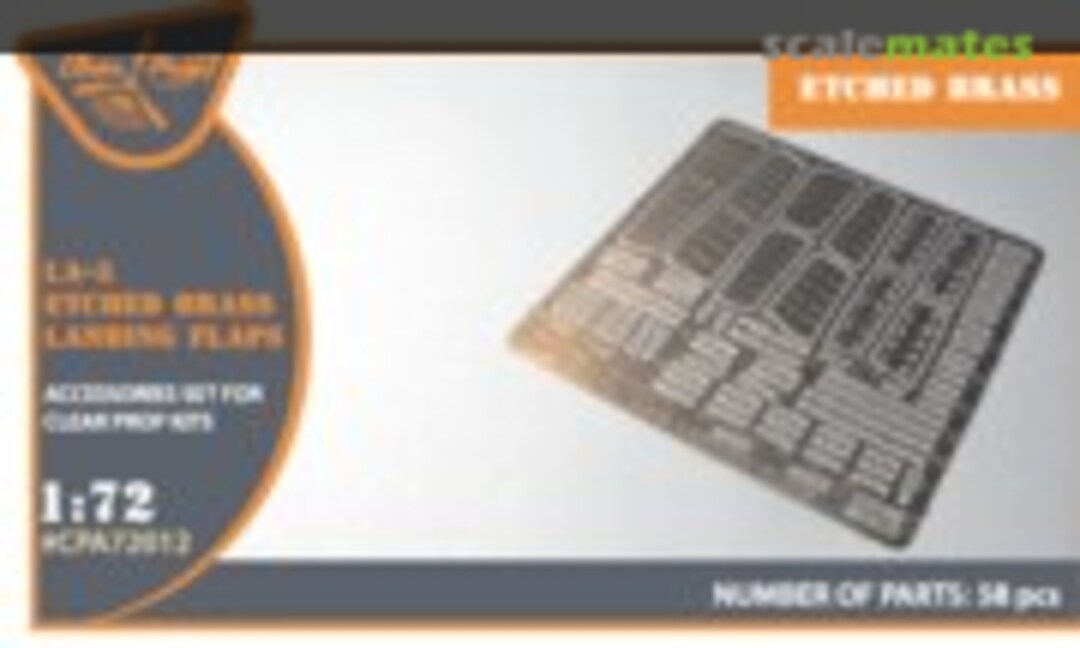 1:72 La-5 PE landing flaps (Clear Prop! CPA72012) CPA72012