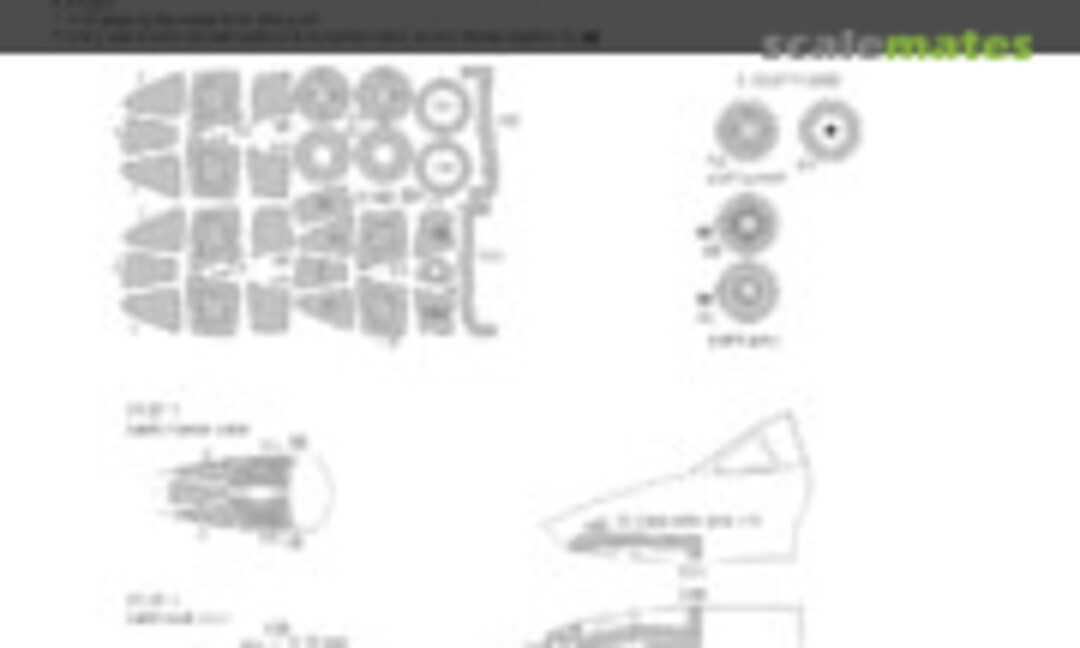 1:72 Su-25 ADVANCED kabuki masks (New Ware NWAM0793) NWAM0793