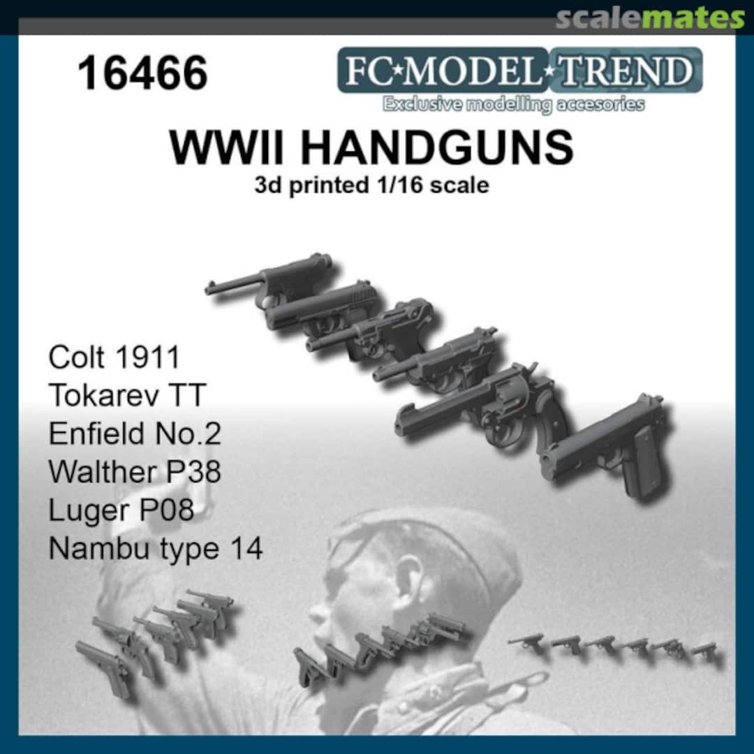 Boxart WWII Handguns 16466 FC Model Trend