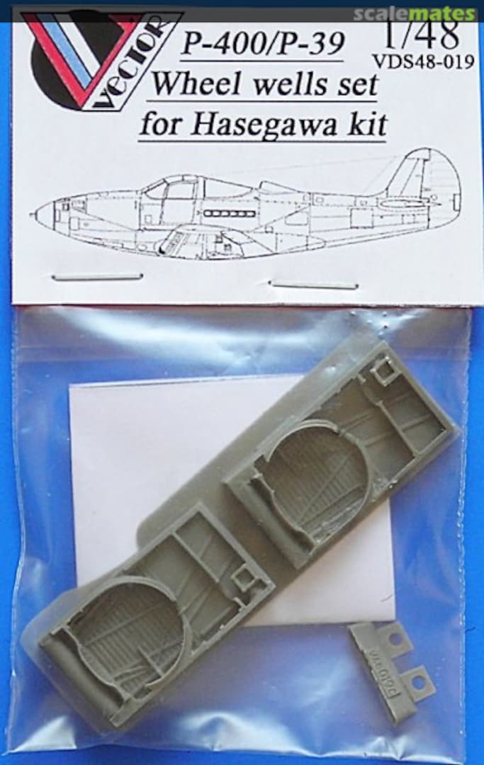 Boxart P-400/P-39 wheel wells set VDS48019 Vector Boxart P-400/P-39 wheel wells set VDS48019 Vector