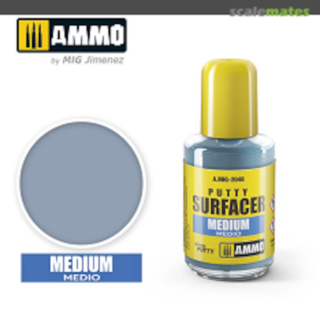 Boxart Putty Surfacer – Medium A.MIG-2048 Ammo by Mig Jimenez