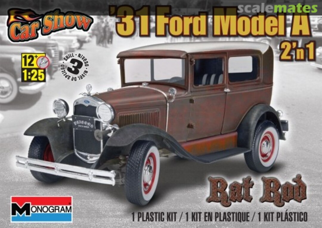 Boxart '31 Ford Model A Rat Rod 2 'n 1 85-4259 Monogram