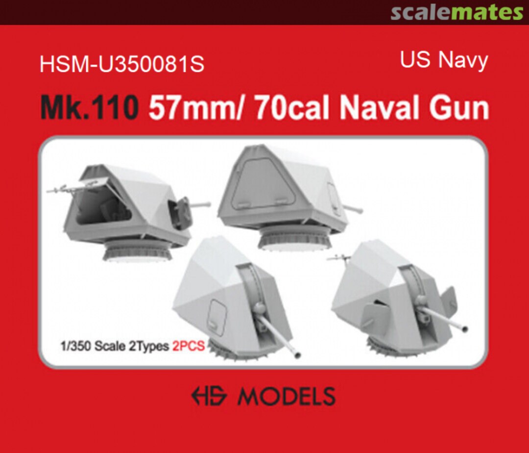 Boxart Mk.110 57mm/ 70cal Naval Gun HSM-U350081S HS Models Boxart Mk.110 57mm/ 70cal Naval Gun HSM-U350081S HS Models