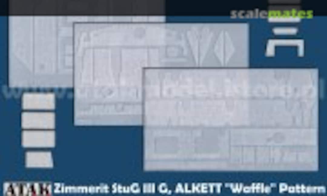 1:16 Zimmerit StuG III G - Alkett Waffle Pattern (Atak Model ZM-1620) ZM-1620