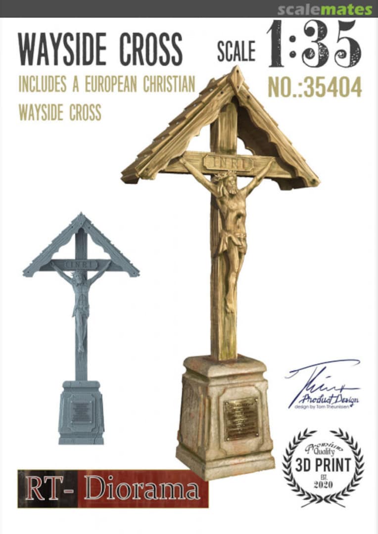 Boxart 3D Resin Print: Wayside Cross 35404 RT-Diorama Boxart 3D Resin Print: Wayside Cross 35404 RT-Diorama