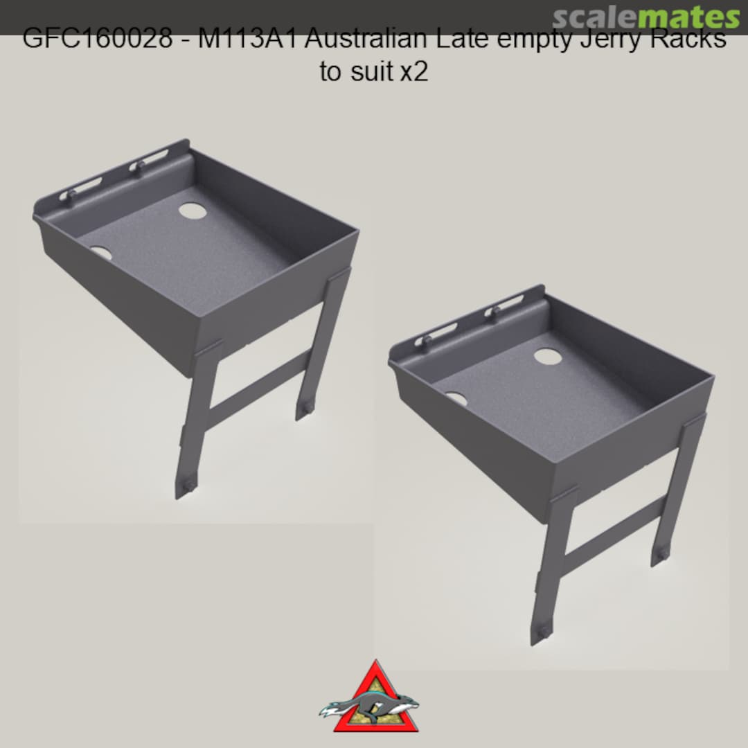 Boxart M113A1 Australian Late empty Jerry Racks to suit x1 GFC160028 Grey Fox Concepts Boxart M113A1 Australian Late empty Jerry Racks to suit x1 GFC160028 Grey Fox Concepts