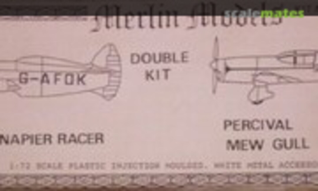1:72 Heston Napier Racer & Percival Mew Gull (Merlin Models 83/4) 83/4