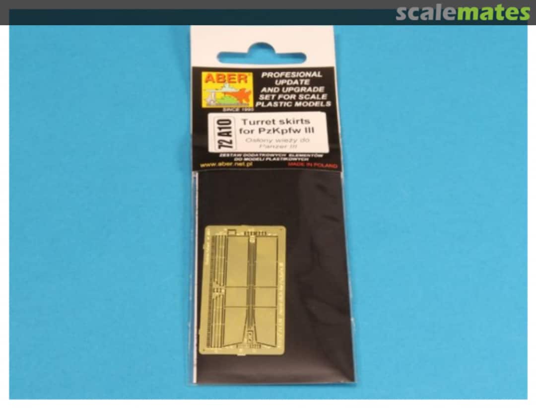 Boxart Turret Skirts for Pz.Kpfw. III 72A10 Aber Boxart Turret Skirts for Pz.Kpfw. III 72A10 Aber