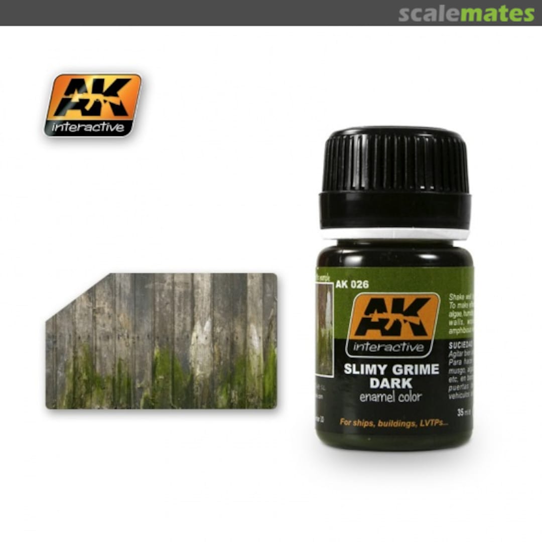 Boxart Slimy Grime Dark AK 026 AK Interactive