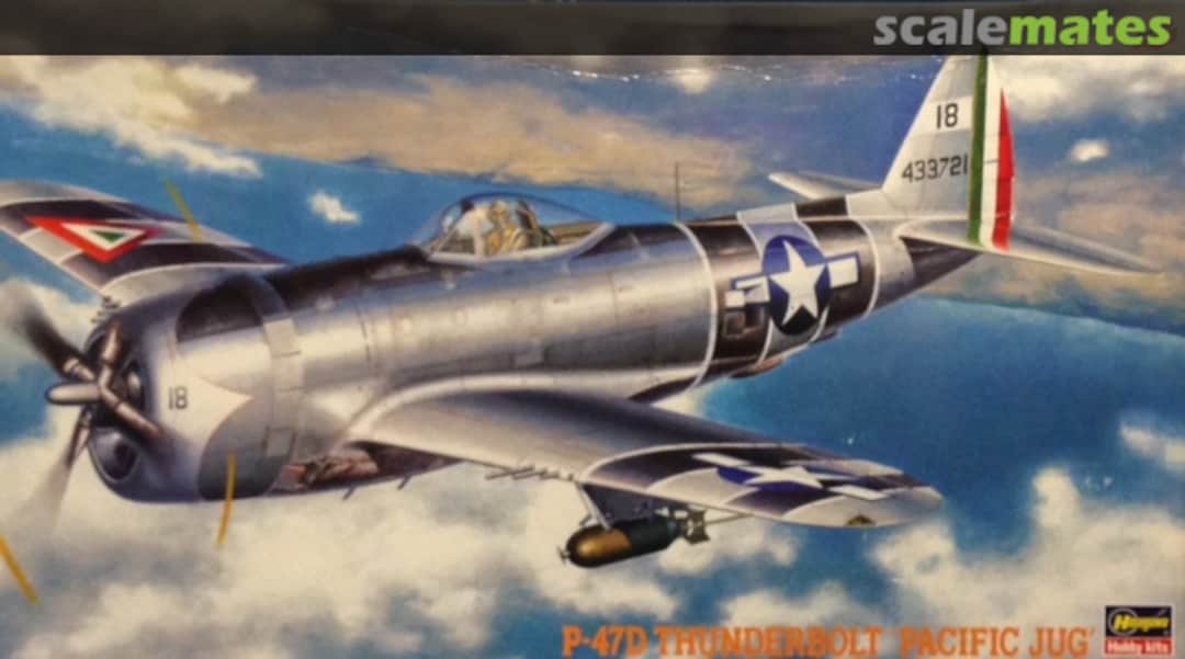 Boxart P-47D Thunderbolt 'Pacific Jug' 09257 Hasegawa Boxart P-47D Thunderbolt 'Pacific Jug' 09257 Hasegawa