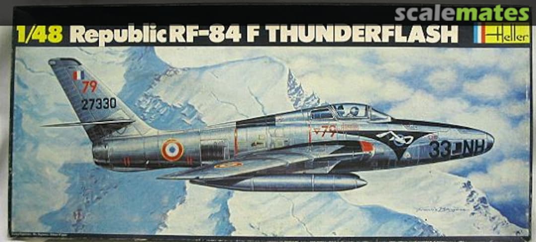 Boxart Republic RF-84F Thunderflash 556 Heller Boxart Republic RF-84F Thunderflash 556 Heller