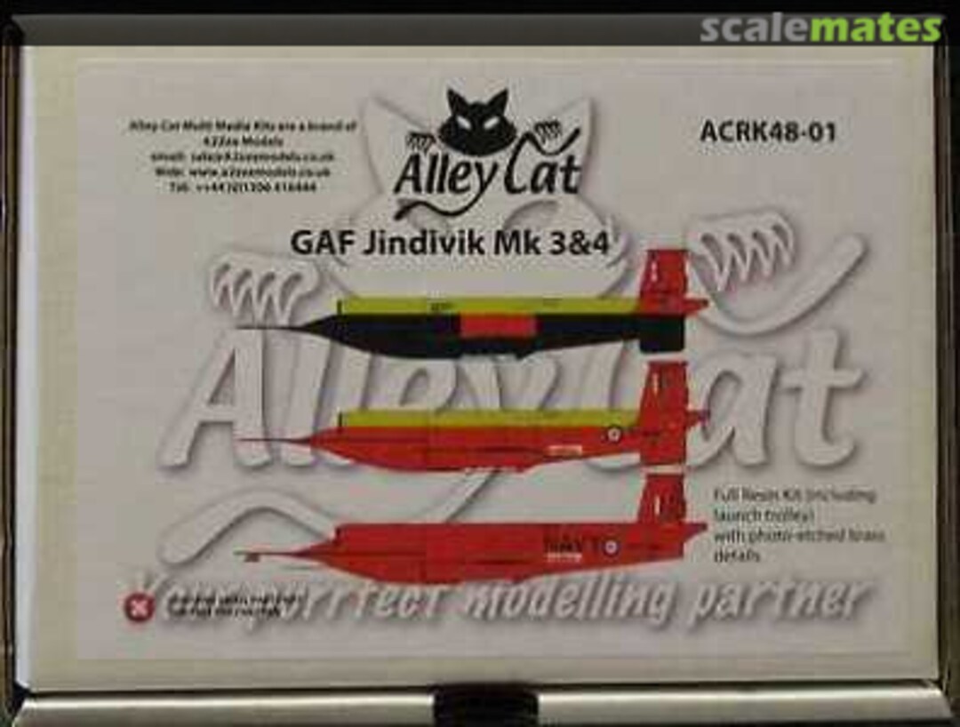 Boxart GAF Jindivik Mk.3 & 4 ACRK48-01 Alley Cat Boxart GAF Jindivik Mk.3 & 4 ACRK48-01 Alley Cat