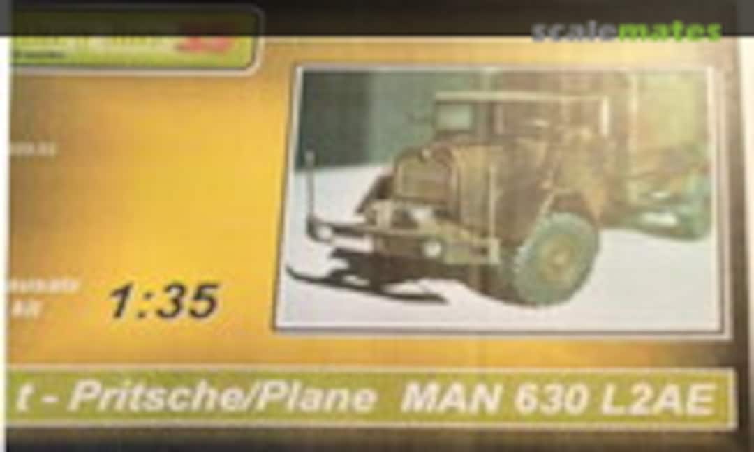 1:35 LKW 5t Pritsche/Plane MAN 630 L2AE (Gollwitzer Modellbau )