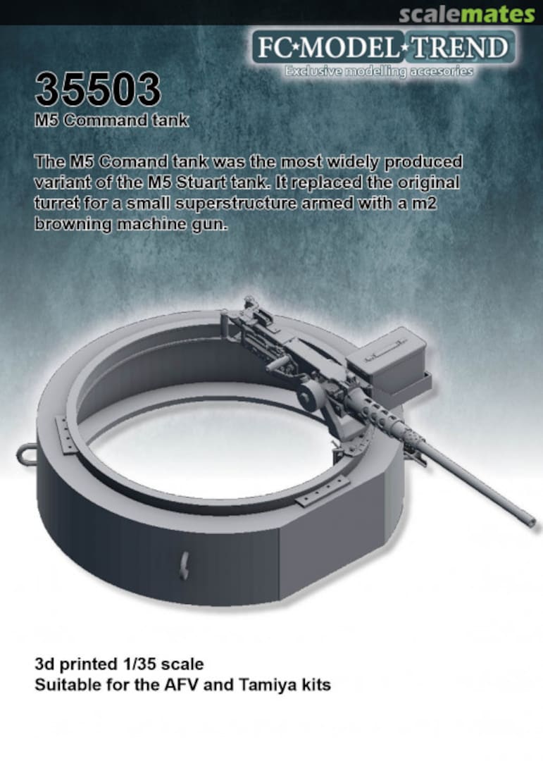 Boxart M5 command tank 35503 FC Model Trend Boxart M5 command tank 35503 FC Model Trend