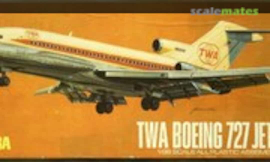 1:96 TWA Boeing 727 Jetliner (Aurora 354-250)