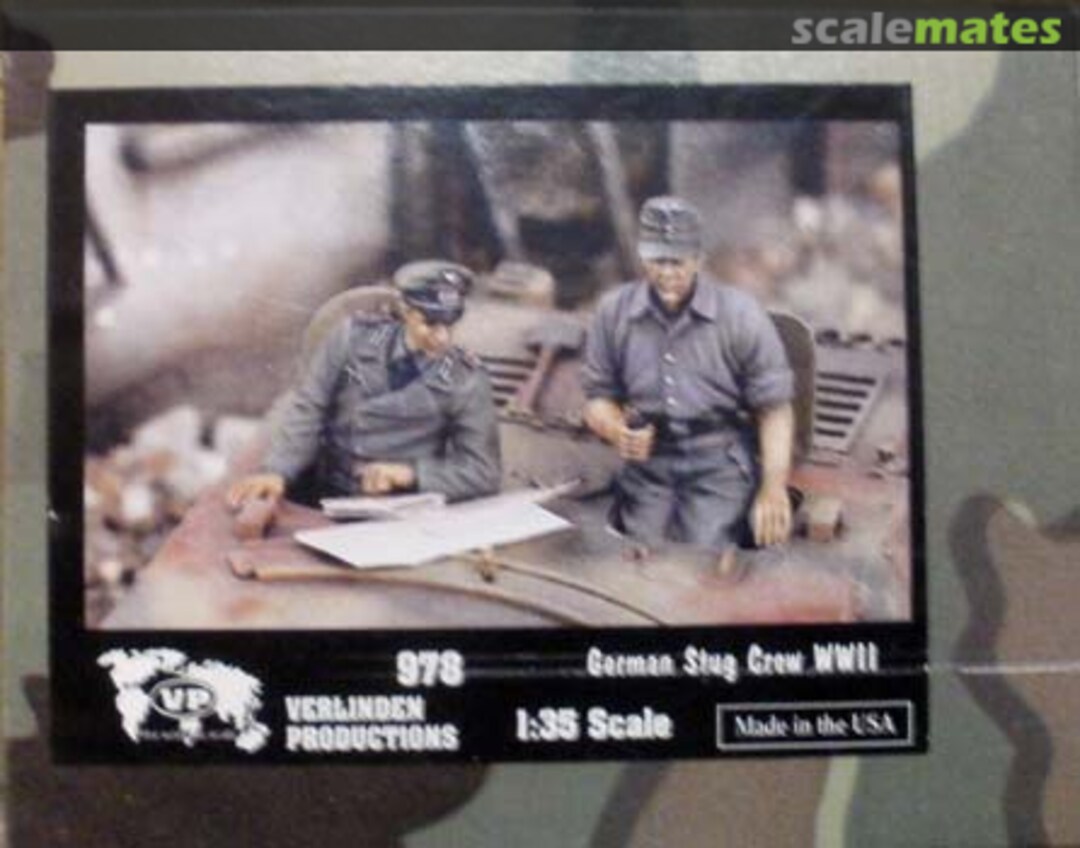 Boxart German Stug Crew WWII 978 Verlinden Productions Boxart German Stug Crew WWII 978 Verlinden Productions